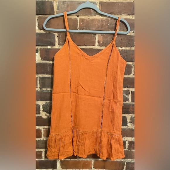 Sisst Revolution Orange Sundress, XS - Picture 2 of 3